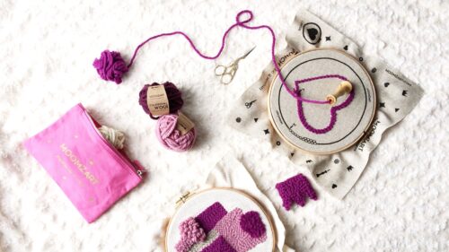 Kits de punch needle con aguja oxford
