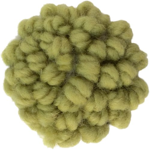 Échantillon de laine Lempicka vert olive pour punch needle par Moomzart